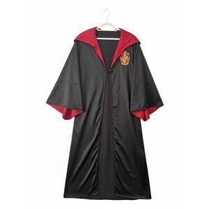 Deluxe Gryffindor Cosplay Robe - Vibrant Red w/ Wand Pocket - Adult unisex